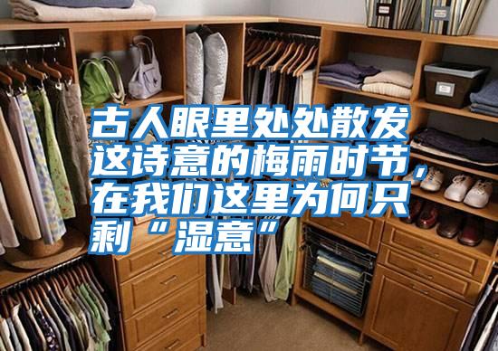 古人眼里處處散發這詩意的梅雨時節,在我們這里為何只剩“濕意”