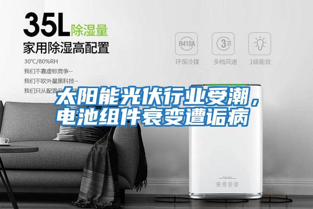 太陽能光伏行業(yè)受潮，電池組件衰變?cè)庠嵅?/></p>
						    <p style=