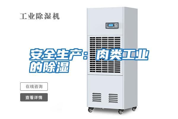 安全生產(chǎn):肉類工業(yè)的除濕