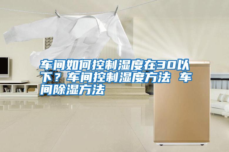 車(chē)間如何控制濕度在30以下?車(chē)間控制濕度方法 車(chē)間除濕方法