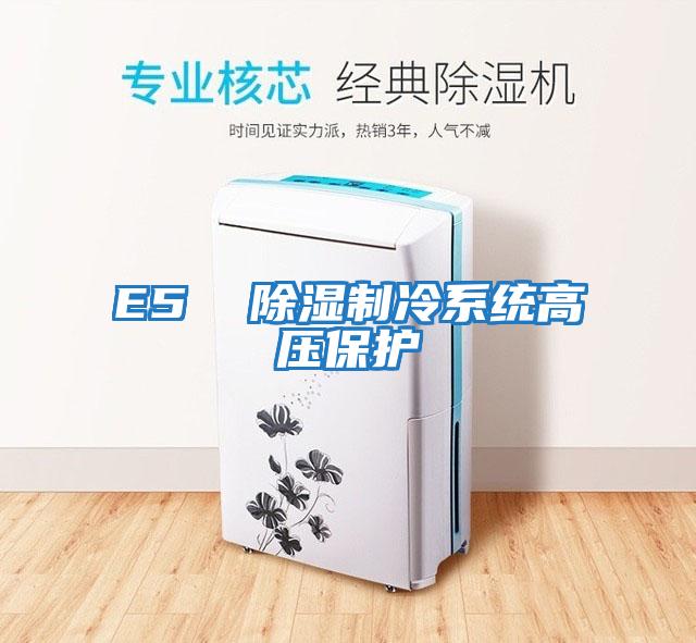 E5 除濕制冷系統高壓保護