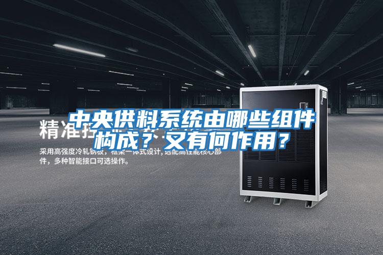 中央供料系統(tǒng)由哪些組件構(gòu)成?又有何作用?