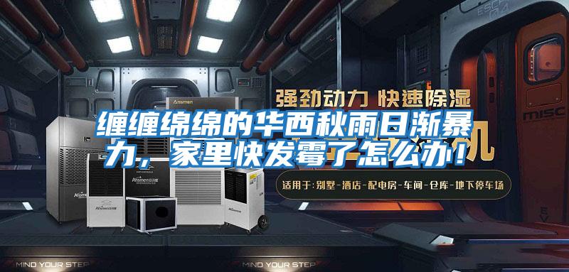 纏纏綿綿的華西秋雨日漸暴力,家里快發霉了怎么辦!