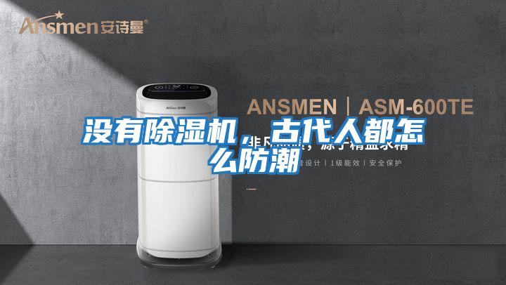 沒有除濕機，古代人都怎么防潮