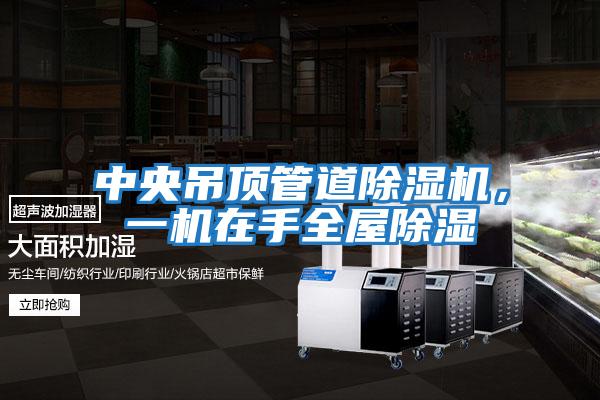 中央吊頂管道除濕機,一機在手全屋除濕