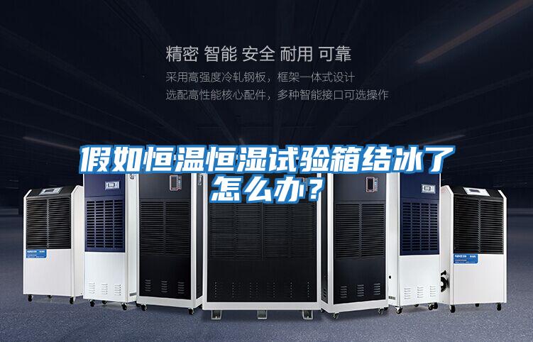 假如恒溫恒濕試驗箱結冰了怎么辦？