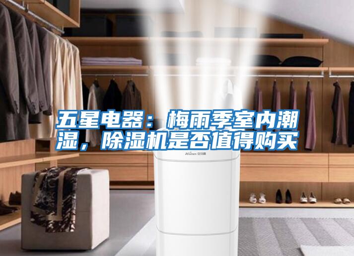 五星電器：梅雨季室內潮濕，除濕機是否值得購買
