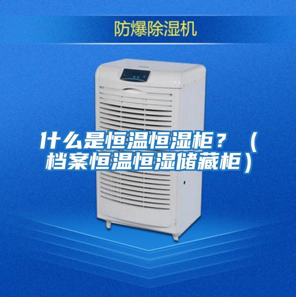 什么是恒溫恒濕柜？（檔案恒溫恒濕儲藏柜）