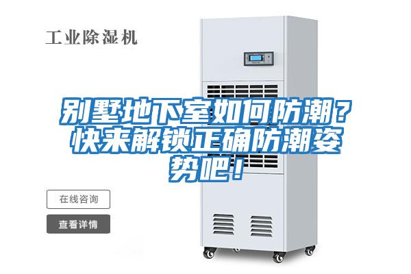 別墅地下室如何防潮？快來解鎖正確防潮姿勢吧！