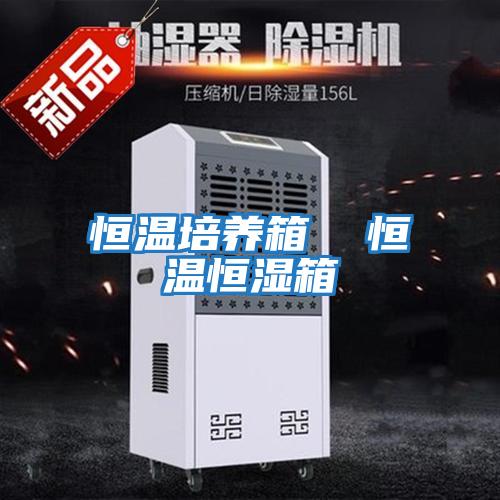 恒溫培養箱 恒溫恒濕箱