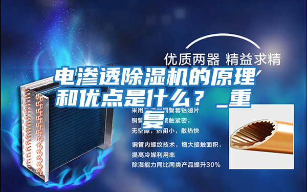 電滲透除濕機(jī)的原理和優(yōu)點是什么？_重復(fù)