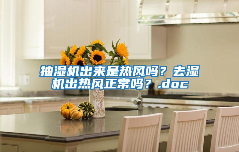 抽濕機出來是熱風嗎？去濕機出熱風正常嗎？.doc