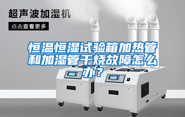 恒溫恒濕試驗箱加熱管和加濕管干燒故障怎么辦?