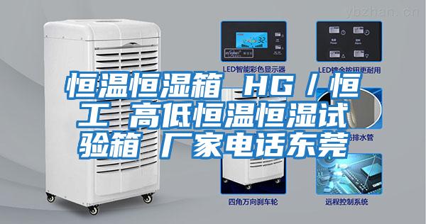 恒溫恒濕箱 HG/恒工 高低恒溫恒濕試驗箱 廠家電話東莞