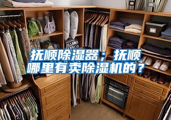 撫順除濕器；撫順哪里有賣除濕機的？