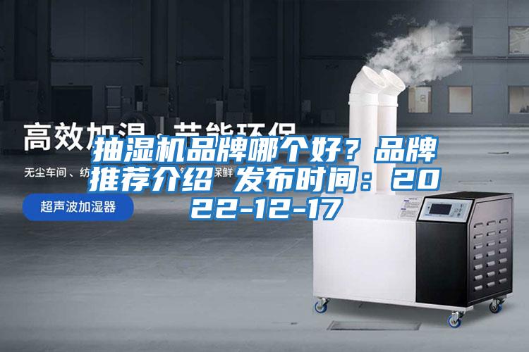 抽濕機(jī)品牌哪個好?品牌推薦介紹 發(fā)布時間:2022-12-17