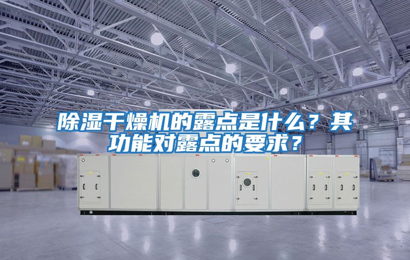 除濕干燥機(jī)的露點(diǎn)是什么？其功能對(duì)露點(diǎn)的要求？
