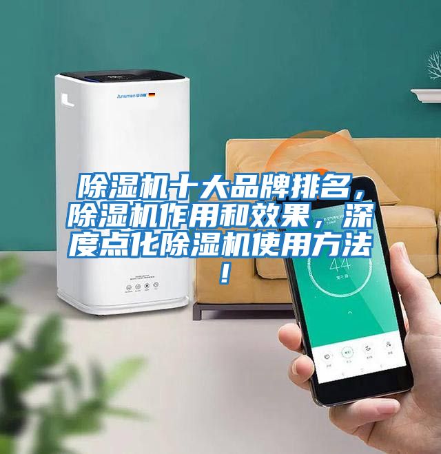 除濕機十大品牌排名，除濕機作用和效果，深度點化除濕機使用方法！