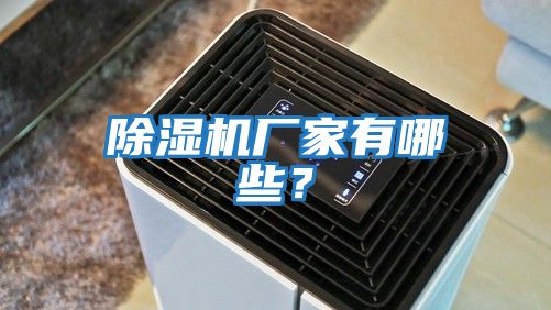 除濕機廠家有哪些?