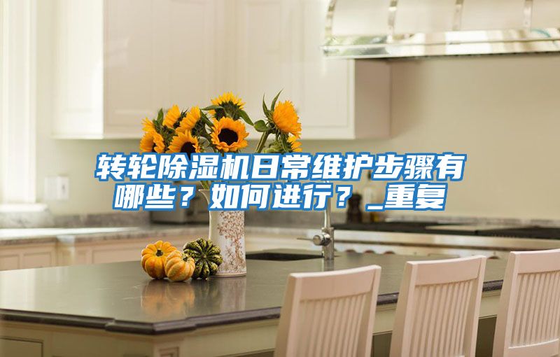 轉(zhuǎn)輪除濕機日常維護步驟有哪些?如何進行?_重復(fù)