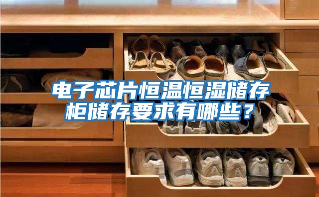 電子芯片恒溫恒濕儲存柜儲存要求有哪些？